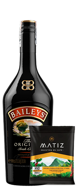 Baileys + Taza Café + Matiz